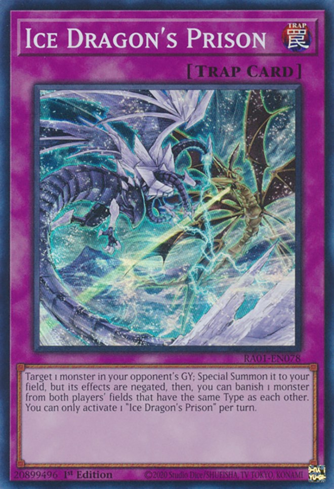 Ice Dragon's Prison [RA01-EN078] Super Rare | Card Merchant Takapuna