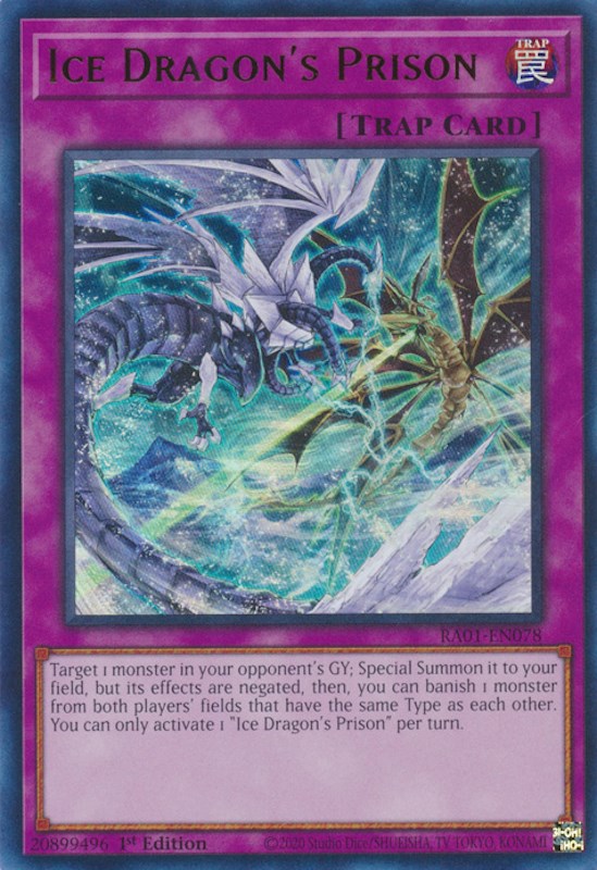 Ice Dragon's Prison [RA01-EN078] Ultra Rare | Card Merchant Takapuna