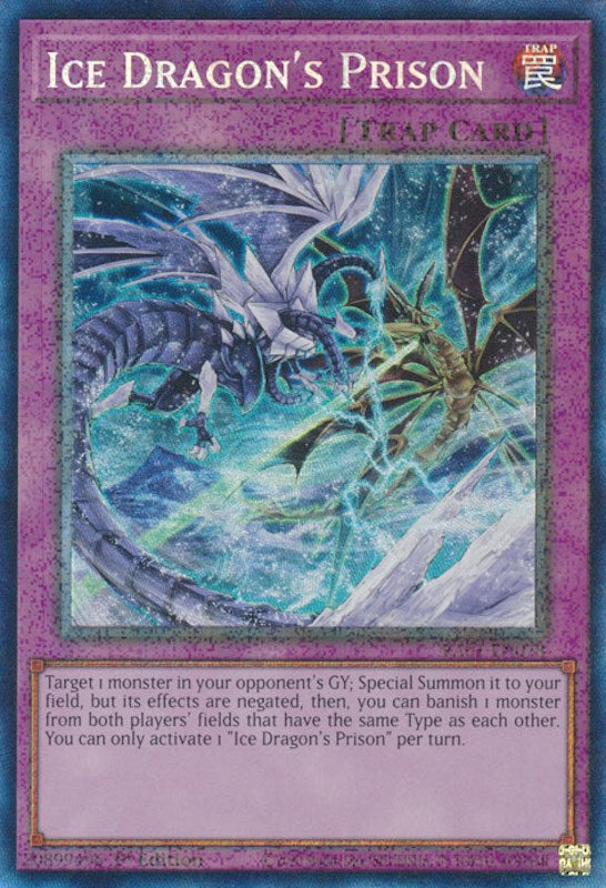 Ice Dragon's Prison [RA01-EN078] Prismatic Collector's Rare | Card Merchant Takapuna