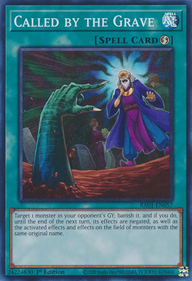 Called by the Grave [RA01-EN057] Super Rare | Card Merchant Takapuna