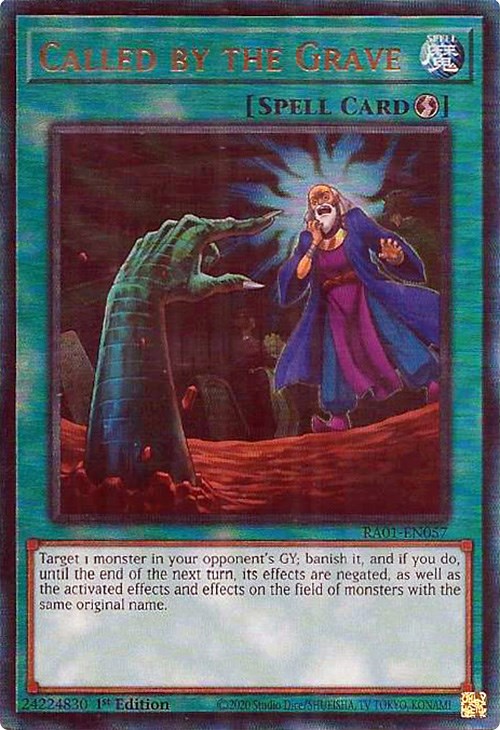 Called by the Grave [RA01-EN057] Prismatic Ultimate Rare | Card Merchant Takapuna