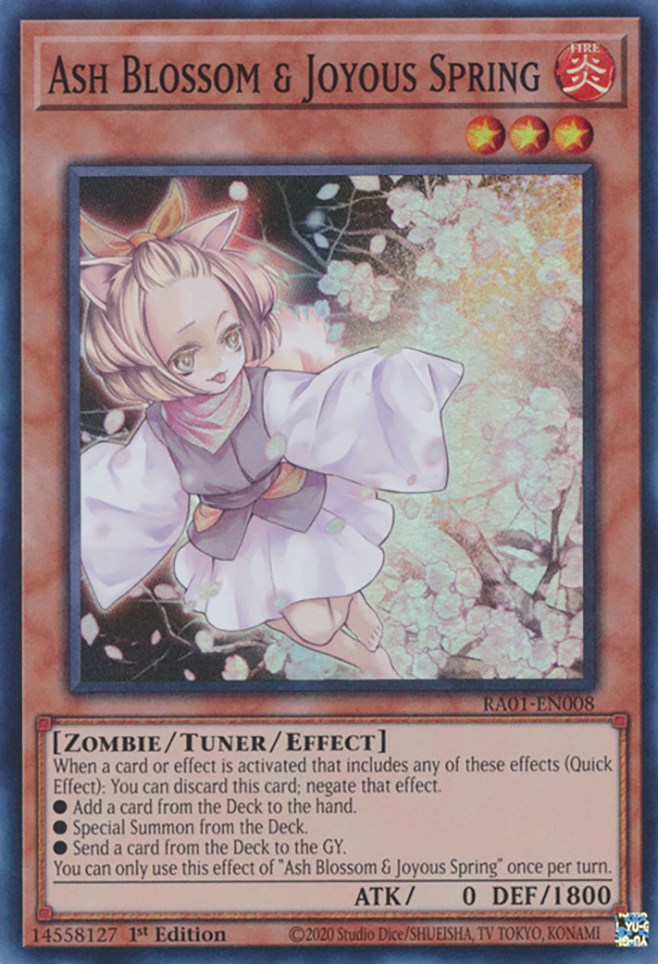 Ash Blossom & Joyous Spring [RA01-EN008] Super Rare | Card Merchant Takapuna