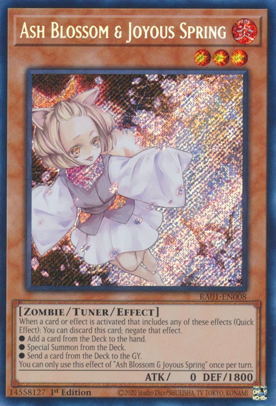 Ash Blossom & Joyous Spring [RA01-EN008] Secret Rare | Card Merchant Takapuna