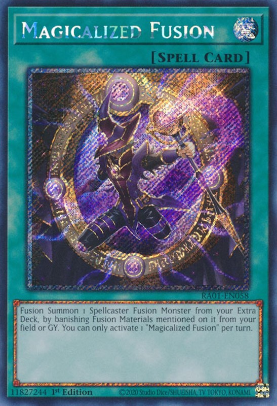 Magicalized Fusion [RA01-EN058] Platinum Secret Rare | Card Merchant Takapuna