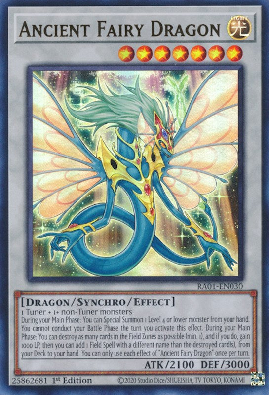 Ancient Fairy Dragon [RA01-EN030] Ultra Rare | Card Merchant Takapuna