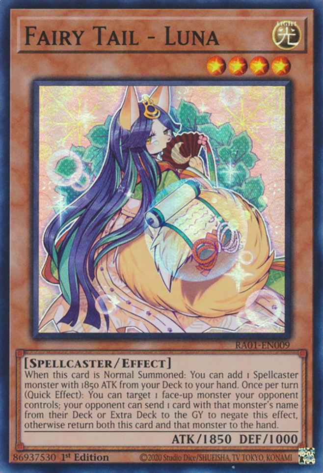 Fairy Tail - Luna [RA01-EN009] Super Rare | Card Merchant Takapuna