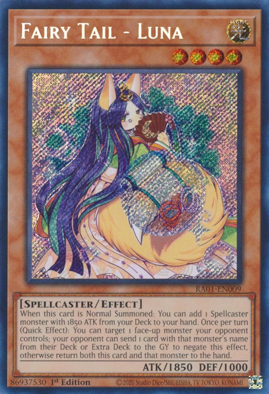 Fairy Tail - Luna [RA01-EN009] Secret Rare | Card Merchant Takapuna