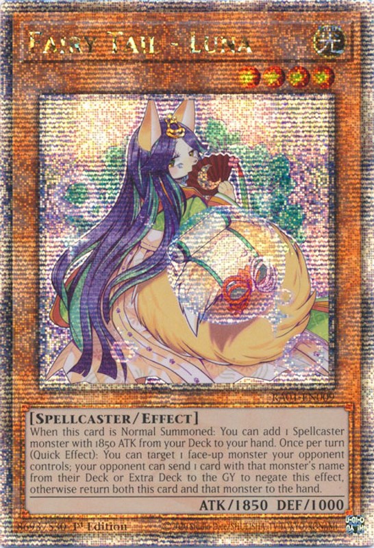 Fairy Tail - Luna [RA01-EN009] Quarter Century Secret Rare | Card Merchant Takapuna