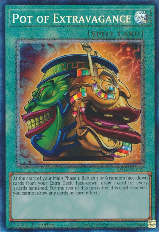 Pot of Extravagance [RA01-EN059] Prismatic Collector's Rare | Card Merchant Takapuna