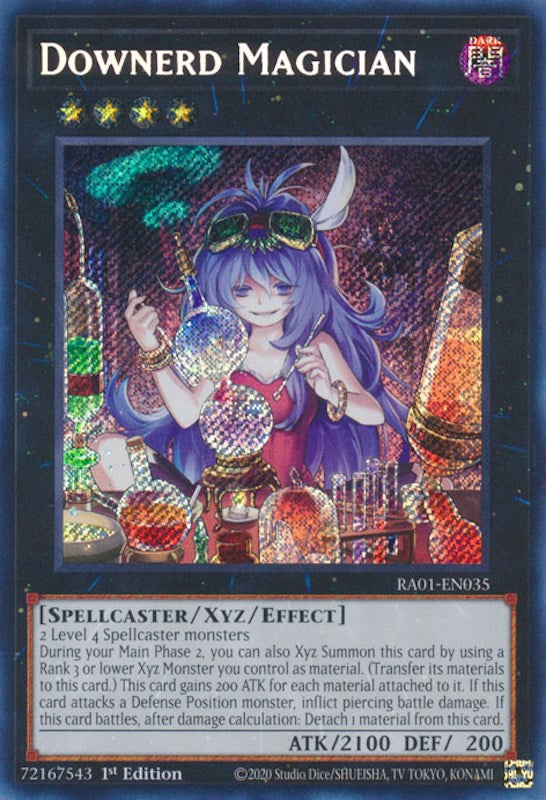 Downerd Magician [RA01-EN035] Secret Rare | Card Merchant Takapuna