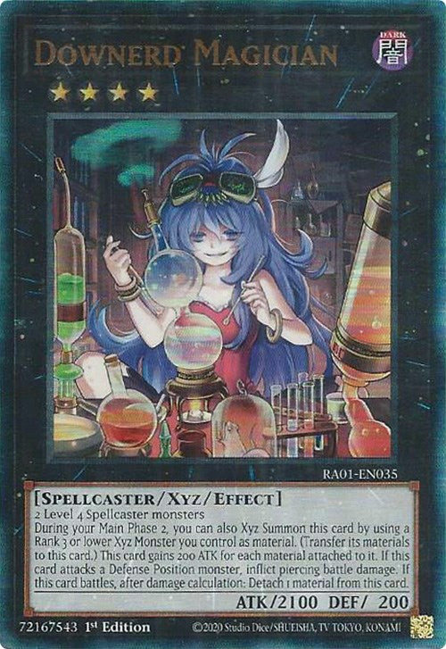 Downerd Magician [RA01-EN035] Prismatic Ultimate Rare | Card Merchant Takapuna