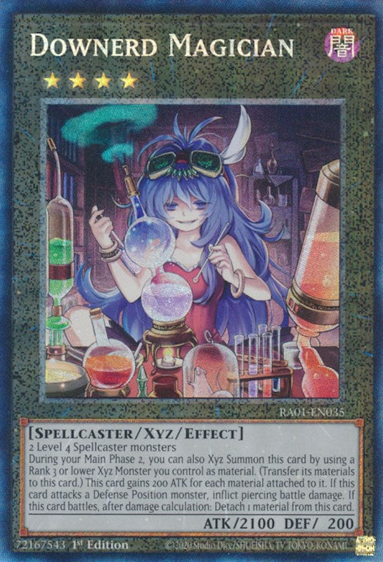 Downerd Magician [RA01-EN035] Prismatic Collector's Rare | Card Merchant Takapuna