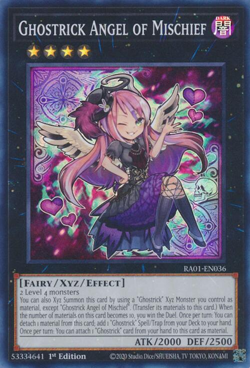 Ghostrick Angel of Mischief [RA01-EN036] Super Rare | Card Merchant Takapuna