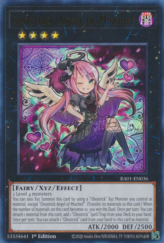 Ghostrick Angel of Mischief [RA01-EN036] Ultra Rare | Card Merchant Takapuna