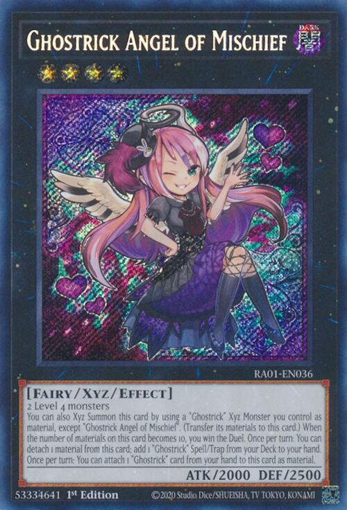 Ghostrick Angel of Mischief [RA01-EN036] Secret Rare | Card Merchant Takapuna