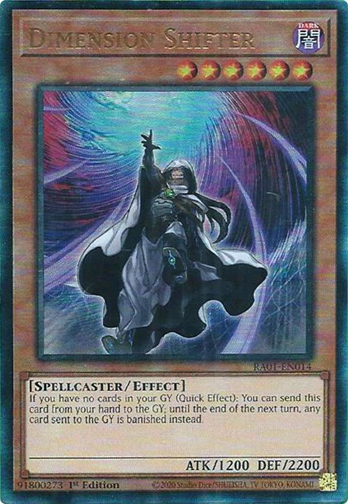 Dimension Shifter [RA01-EN014] Prismatic Ultimate Rare | Card Merchant Takapuna