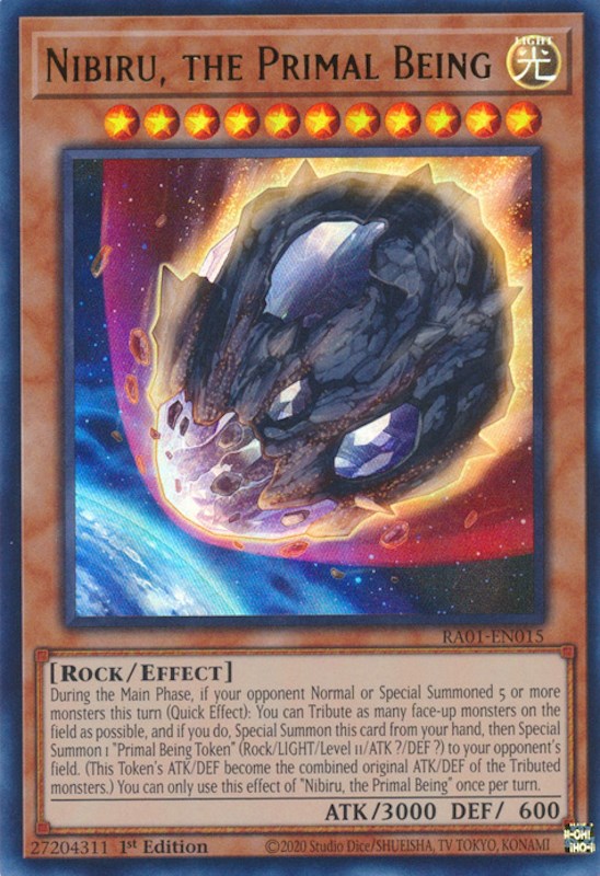 Nibiru, the Primal Being [RA01-EN015] Ultra Rare | Card Merchant Takapuna