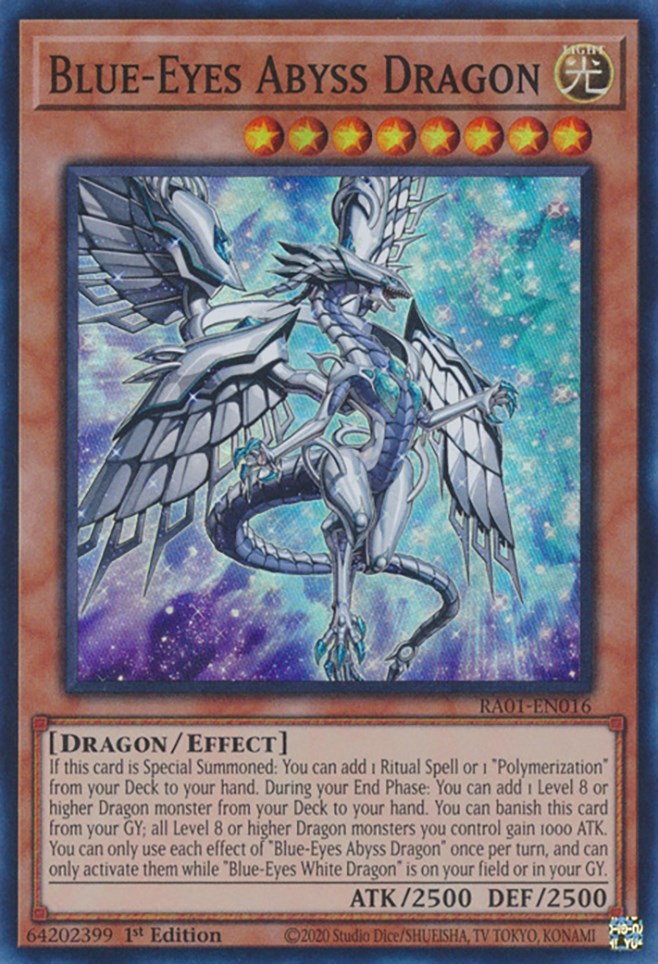 Blue-Eyes Abyss Dragon [RA01-EN016] Super Rare | Card Merchant Takapuna