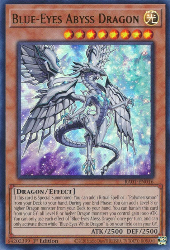 Blue-Eyes Abyss Dragon [RA01-EN016] Ultra Rare | Card Merchant Takapuna