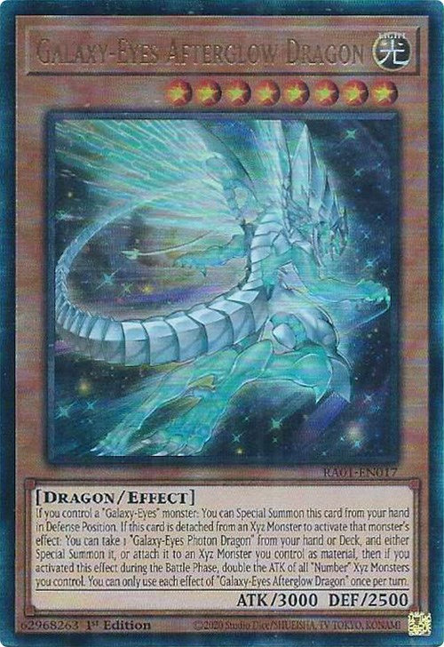 Galaxy-Eyes Afterglow Dragon [RA01-EN017] Prismatic Ultimate Rare | Card Merchant Takapuna