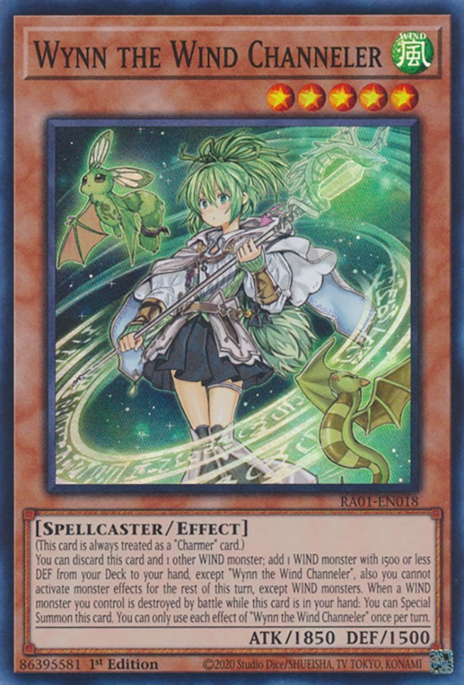 Wynn the Wind Channeler [RA01-EN018] Super Rare | Card Merchant Takapuna