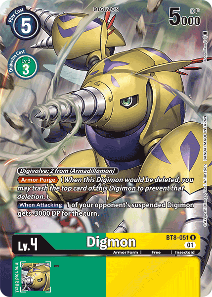 Digmon [BT8-051] (Alternate Art) [New Awakening] | Card Merchant Takapuna