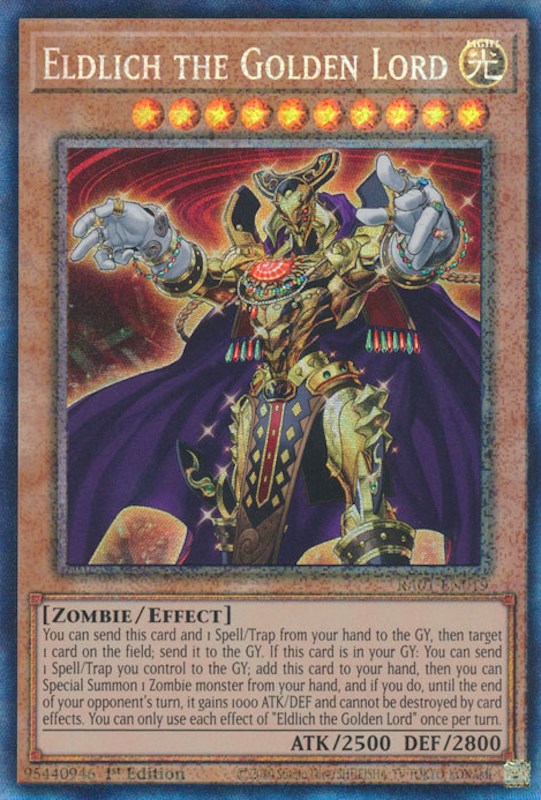 Eldlich the Golden Lord [RA01-EN019] Prismatic Collector's Rare | Card Merchant Takapuna