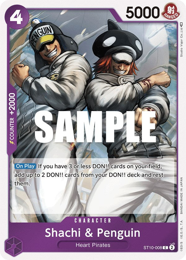 Shachi & Penguin [Ultra Deck - The Three Captains] | Card Merchant Takapuna