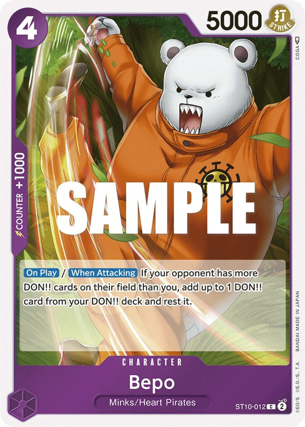 Bepo [Ultra Deck - The Three Captains] | Card Merchant Takapuna