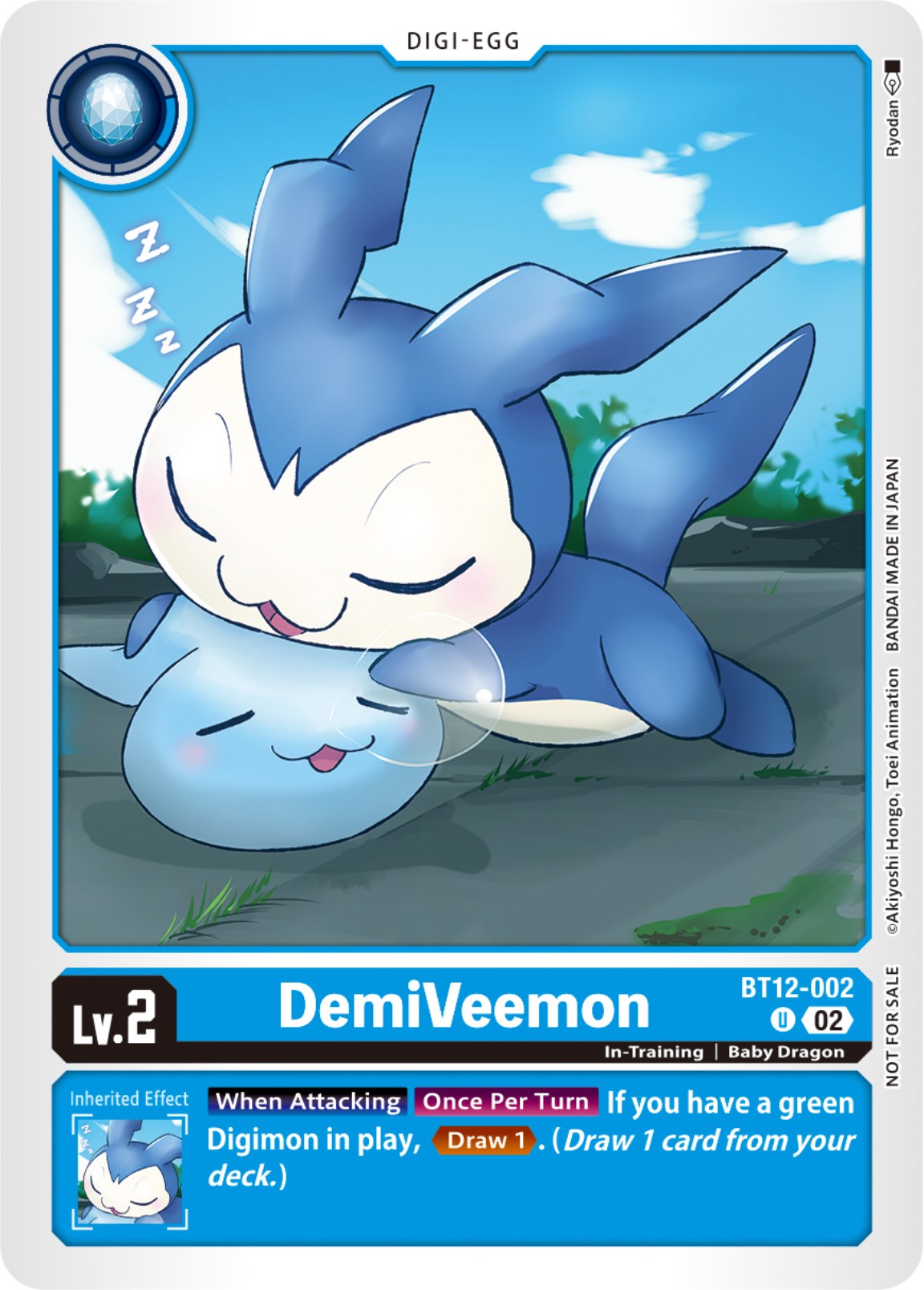 DemiVeemon [BT12-002] (NYCC 2023 Demo Deck) [Across Time] | Card Merchant Takapuna