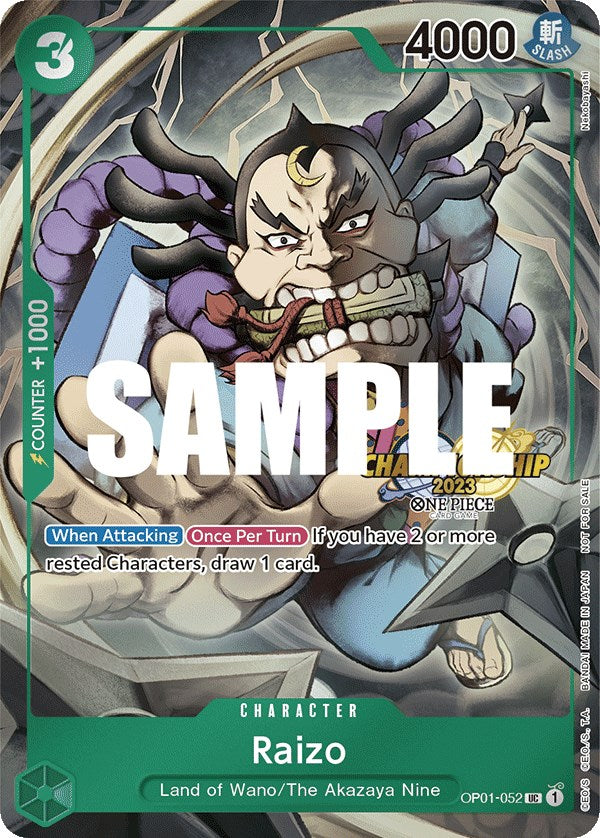 Raizo (CS 2023 Event Pack) [One Piece Promotion Cards] | Card Merchant Takapuna