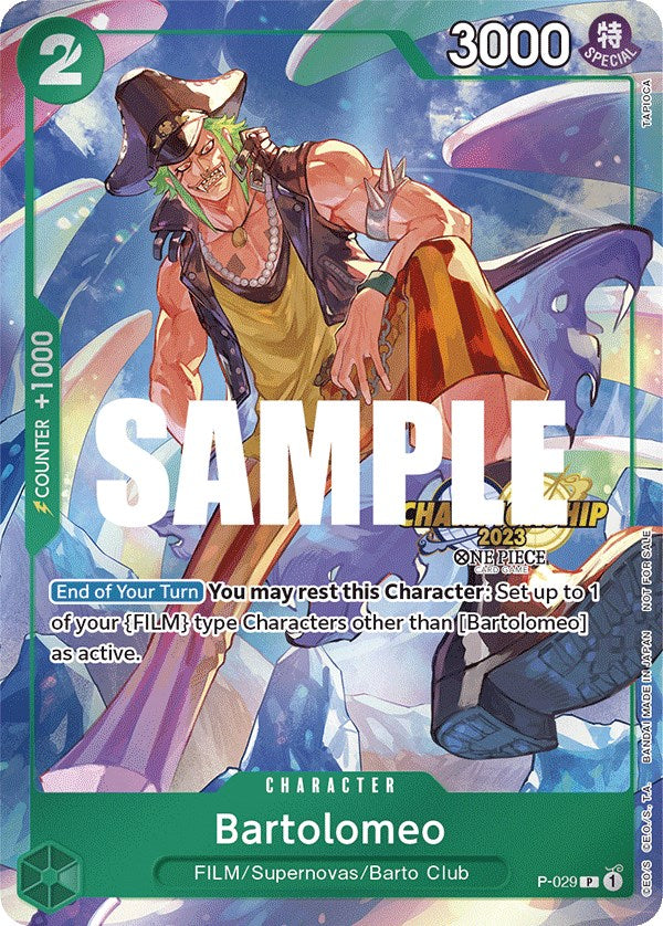 Bartolomeo (CS 2023 Event Pack) [One Piece Promotion Cards] | Card Merchant Takapuna