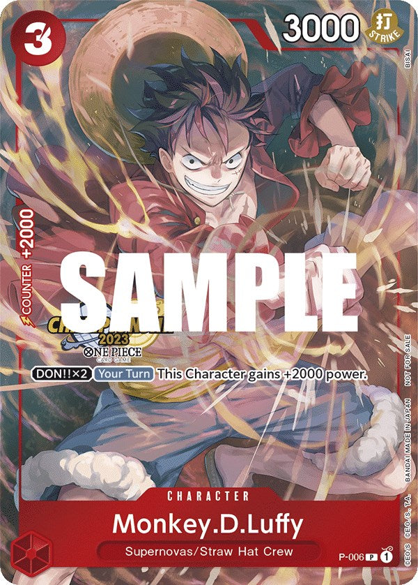 Monkey.D.Luffy (CS 2023 Celebration Pack) [One Piece Promotion Cards] | Card Merchant Takapuna