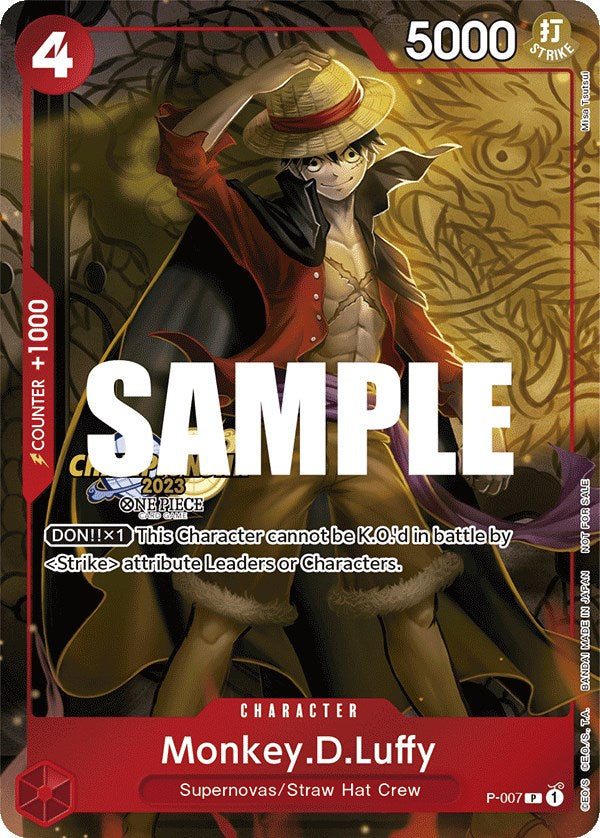 Monkey.D.Luffy (CS 2023 Celebration Pack) [One Piece Promotion Cards] | Card Merchant Takapuna