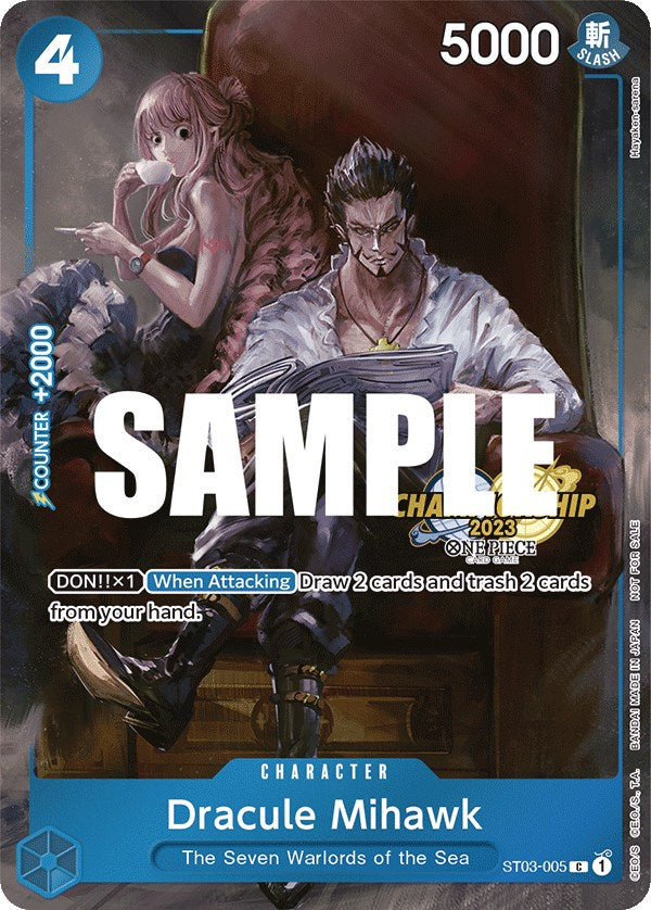 Dracule Mihawk (CS 2023 Celebration Pack) [One Piece Promotion Cards] | Card Merchant Takapuna