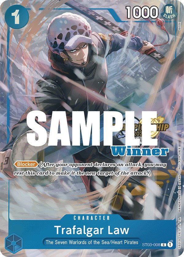 Trafalgar Law (CS 2023 Top Players Pack) [Winner] [One Piece Promotion Cards] | Card Merchant Takapuna