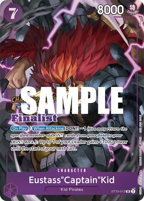 Eustass"Captain"Kid (CS 2023 Top Players Pack) [Finalist] [One Piece Promotion Cards] | Card Merchant Takapuna