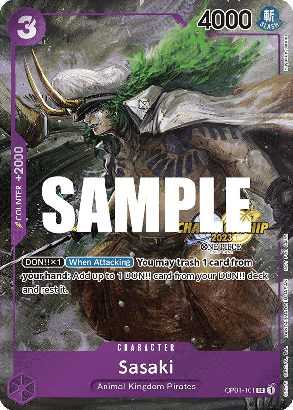 Sasaki (CS 2023 Event Pack Finalist Ver.) [One Piece Promotion Cards] | Card Merchant Takapuna