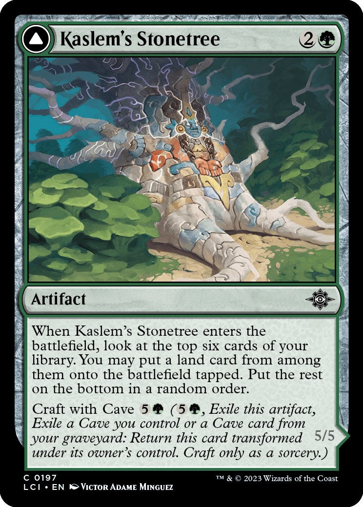 Kaslem's Stonetree [The Lost Caverns of Ixalan] | Card Merchant Takapuna