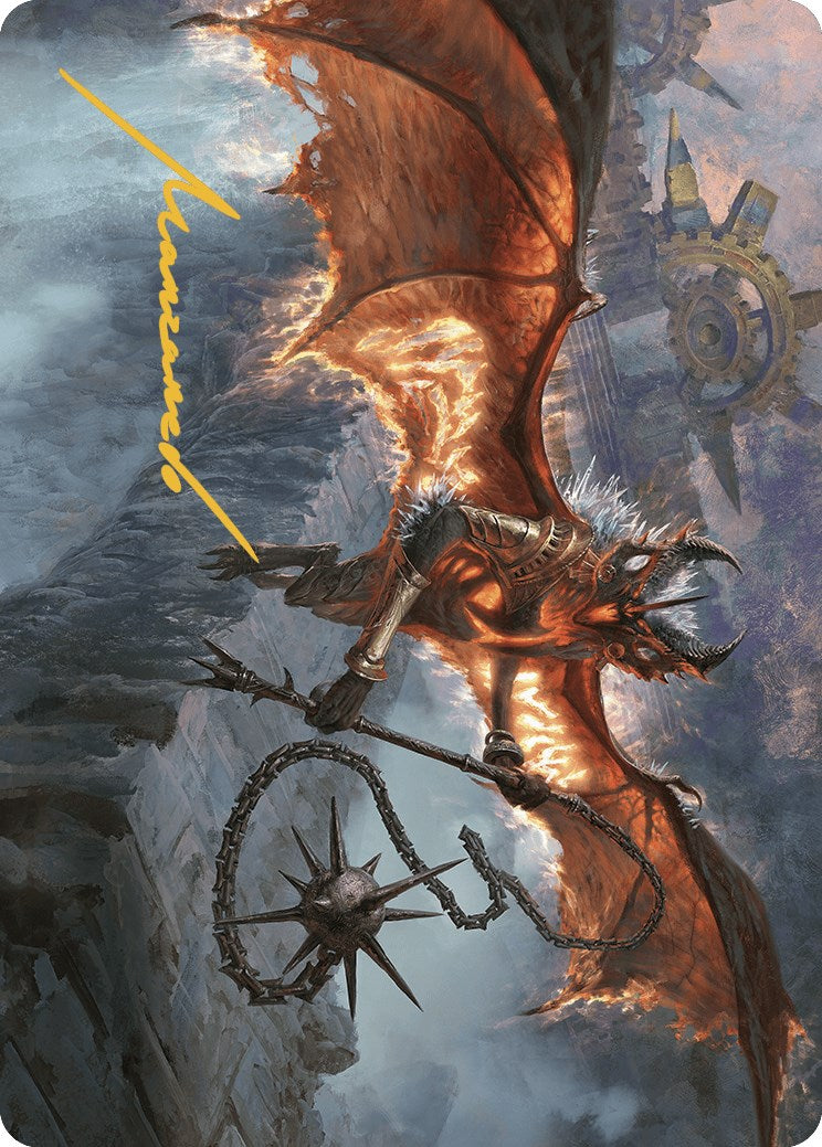 Bloodletter of Aclazotz Art Card (15/81) (Gold-Stamped Signature) [The Lost Caverns of Ixalan Art Series] | Card Merchant Takapuna