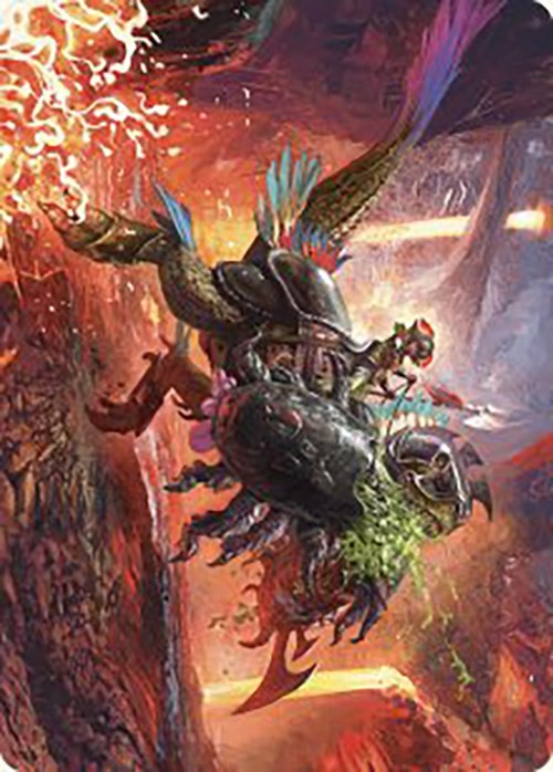 Triumphant Chomp Art Card [The Lost Caverns of Ixalan Art Series] | Card Merchant Takapuna