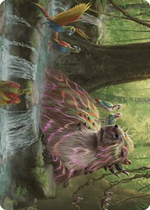 Basking Capybara Art Card [The Lost Caverns of Ixalan Art Series] | Card Merchant Takapuna