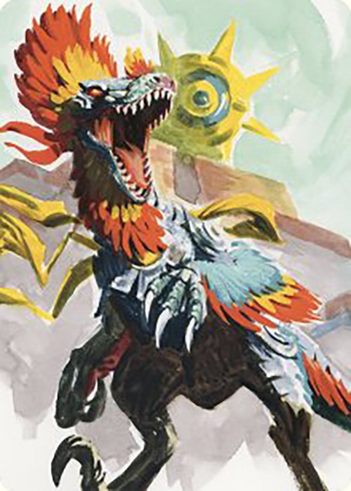 Pantlaza, Sun-Favored Art Card [The Lost Caverns of Ixalan Art Series] | Card Merchant Takapuna