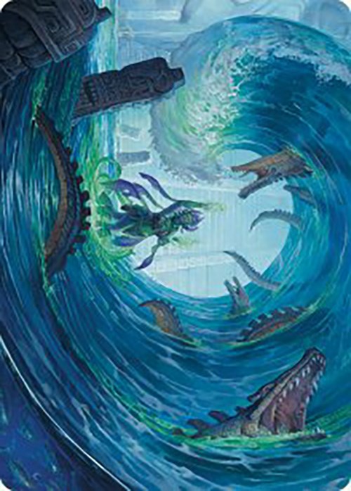 Wave Goodbye Art Card [The Lost Caverns of Ixalan Art Series] | Card Merchant Takapuna