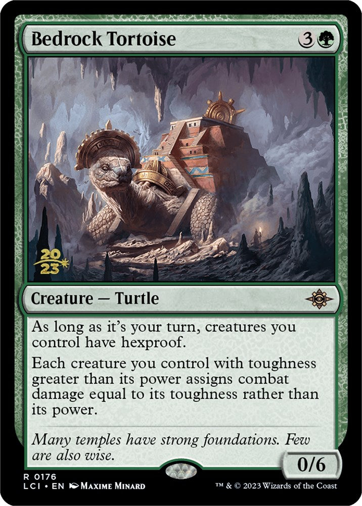 Bedrock Tortoise [The Lost Caverns of Ixalan Prerelease Cards] | Card Merchant Takapuna