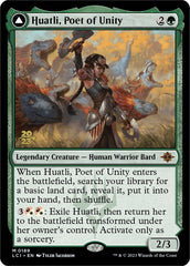 Huatli, Poet of Unity // Roar of the Fifth People [The Lost Caverns of Ixalan Prerelease Cards] | Card Merchant Takapuna