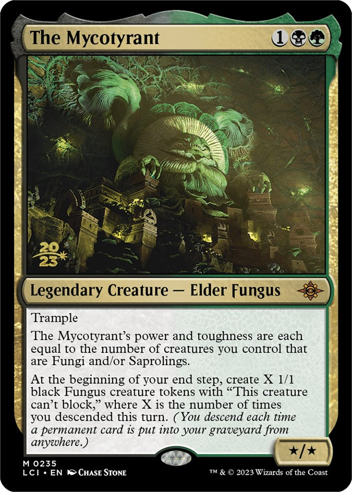 The Mycotyrant [The Lost Caverns of Ixalan Prerelease Cards] | Card Merchant Takapuna