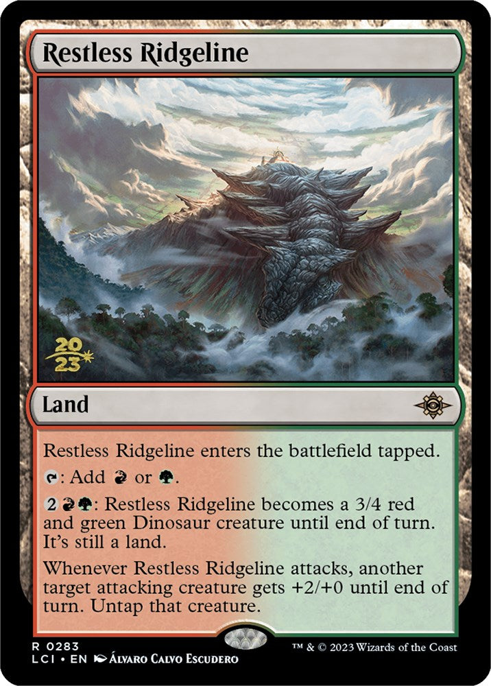 Restless Ridgeline [The Lost Caverns of Ixalan Prerelease Cards] | Card Merchant Takapuna