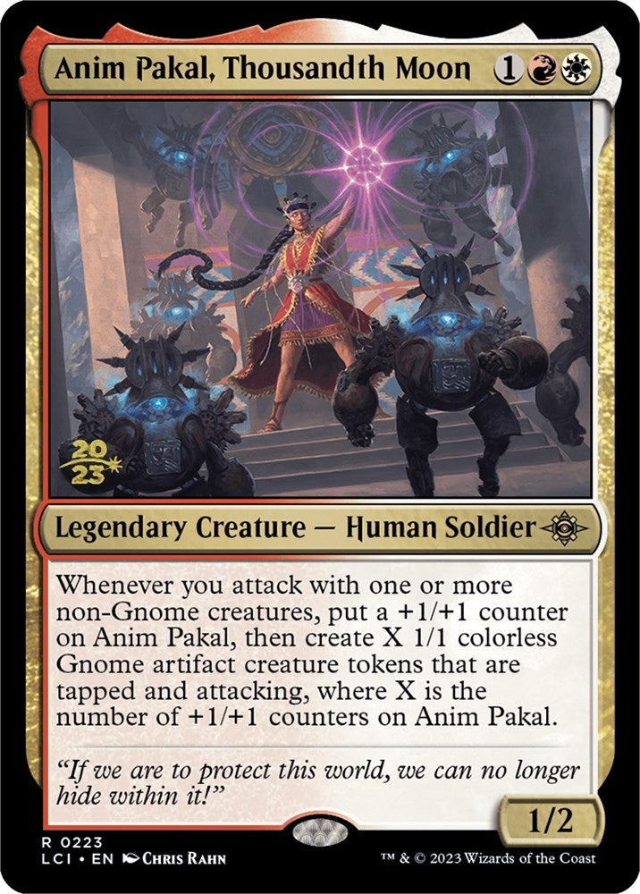 Anim Pakal, Thousandth Moon [The Lost Caverns of Ixalan Prerelease Cards] | Card Merchant Takapuna