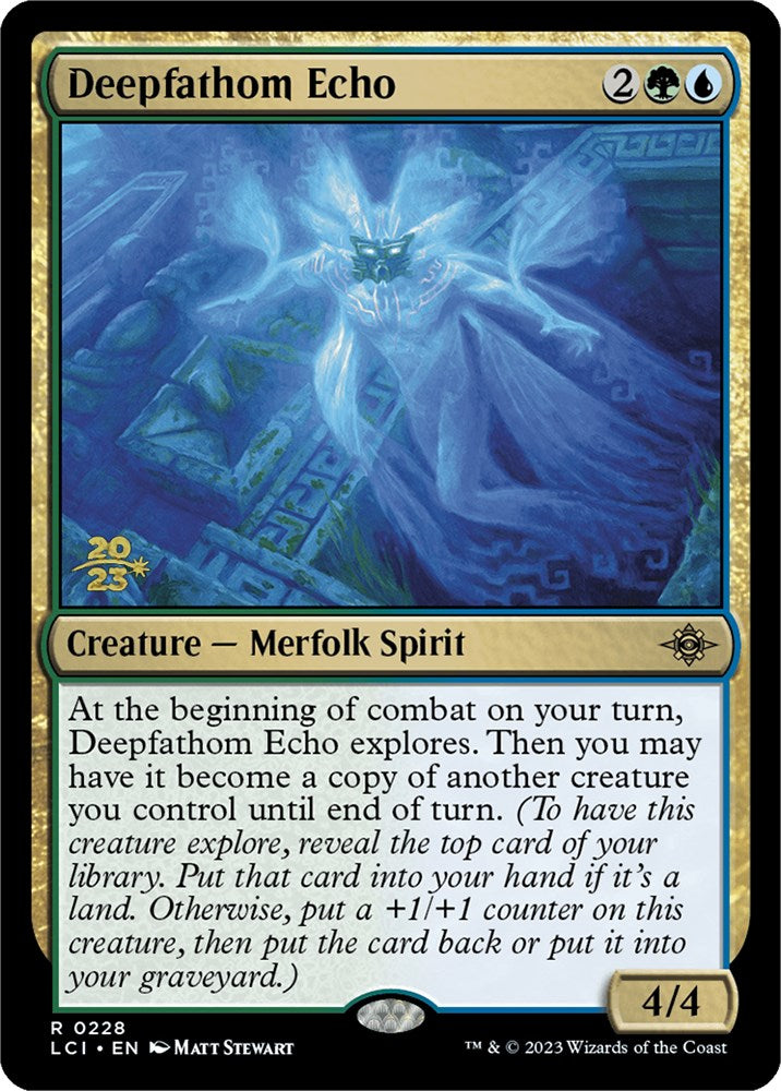 Deepfathom Echo [The Lost Caverns of Ixalan Prerelease Cards] | Card Merchant Takapuna